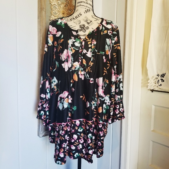 N Touch Tops - Mixed Print Top